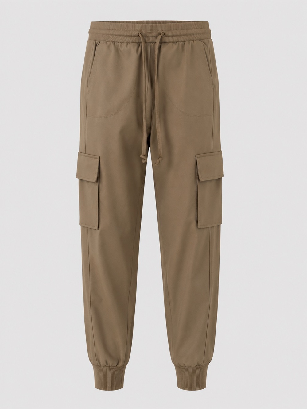 Rachel Zoe XS Taupe Cargo Jogger Pants Stretch Drawstring Ankle Women’s